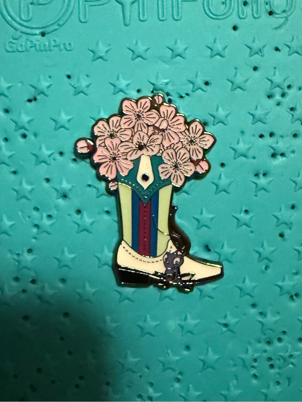 Disney Loungefly Enamel Pin- Mulan Boot